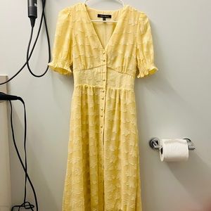 Yellow long dress